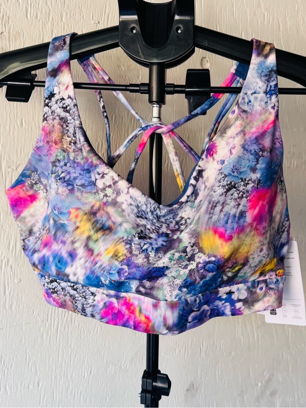 Athleta Solace Bra - Multicolor Floral Abstract